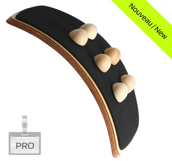 Etirement du dos professionnel / Dispositif en bois avec balles